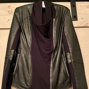 The Letter Black Faux Leather Jacket